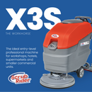 Walk Behind Floor Scrubber X3S-3